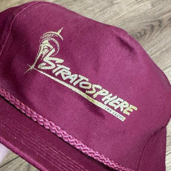 Vintage Stratosphere Las Vegas Trucker Snapback Hat - Picture 3 of 7